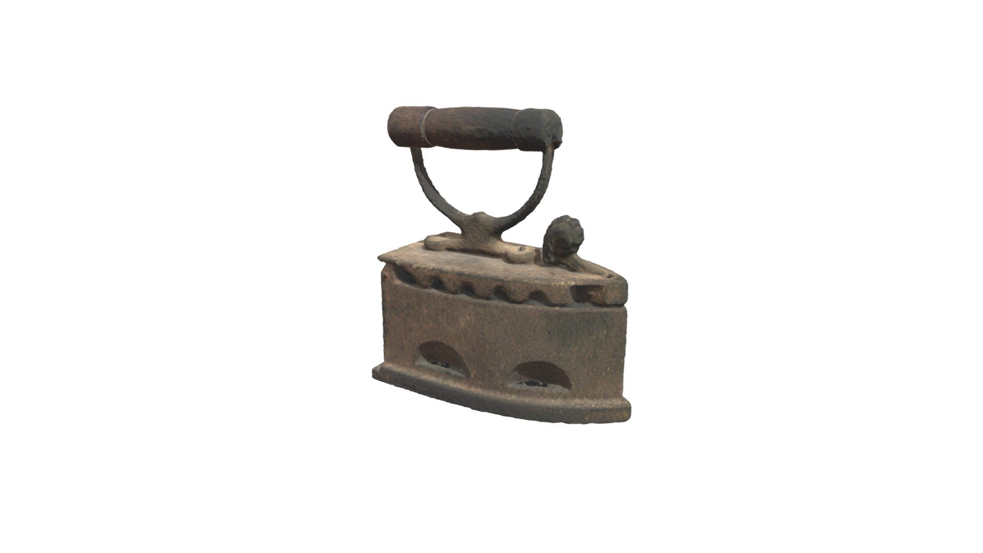 Угольный утюг 19 век - 3D model by Cossack_Heritage_3DMuseum [0c66a4f ...