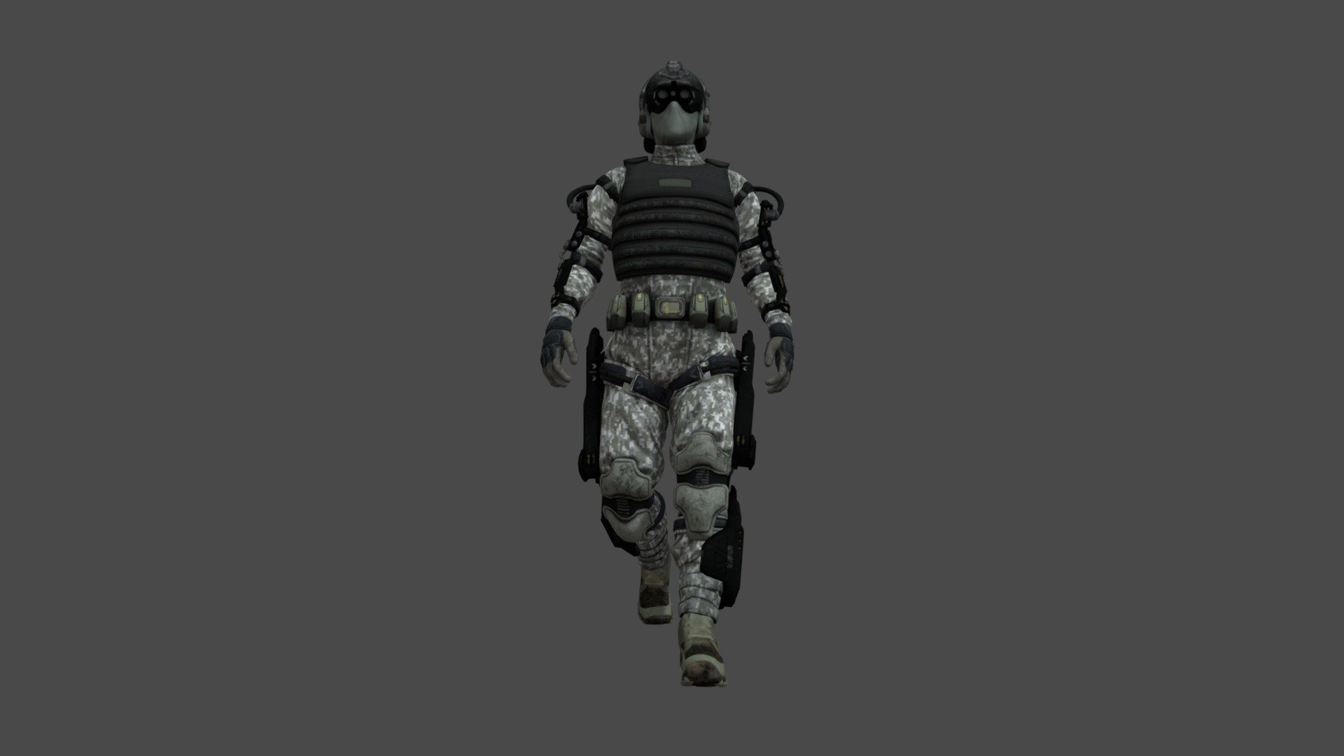 Soldier Walking Animation (Loop) - 3D model by Dylan Morris ...