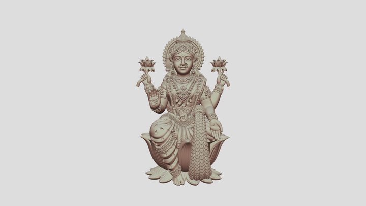 Lakshmi 3D Model 3D Model