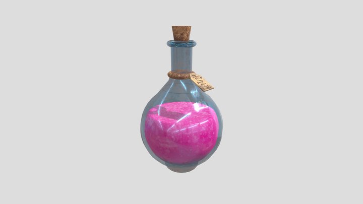 Potion Bottle 3D Model
