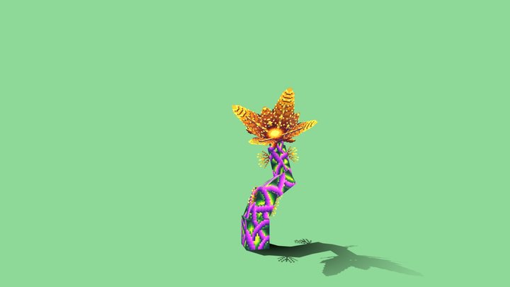 Webby Plant 3D Model
