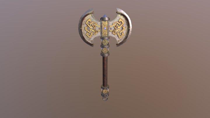 ICA - Dwarf Axe - (2K) 3D Model