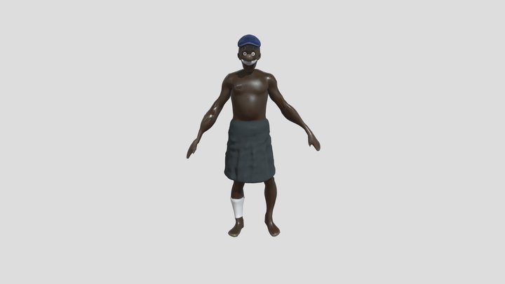 Personaje3dCoat_ConSkin 3D Model