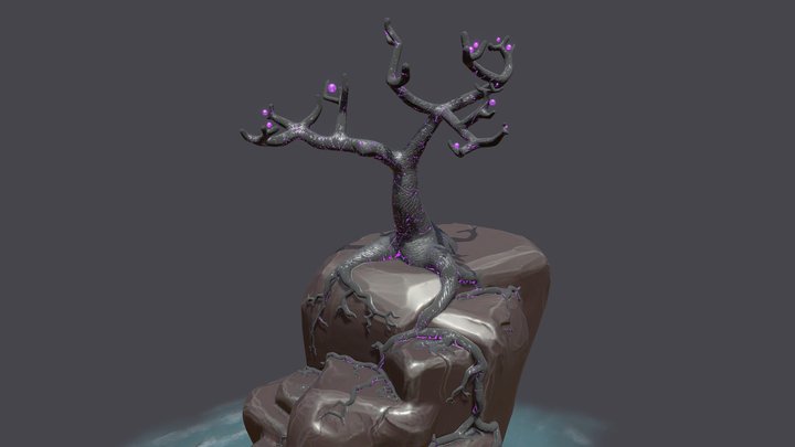 Dark Tree 3D Model