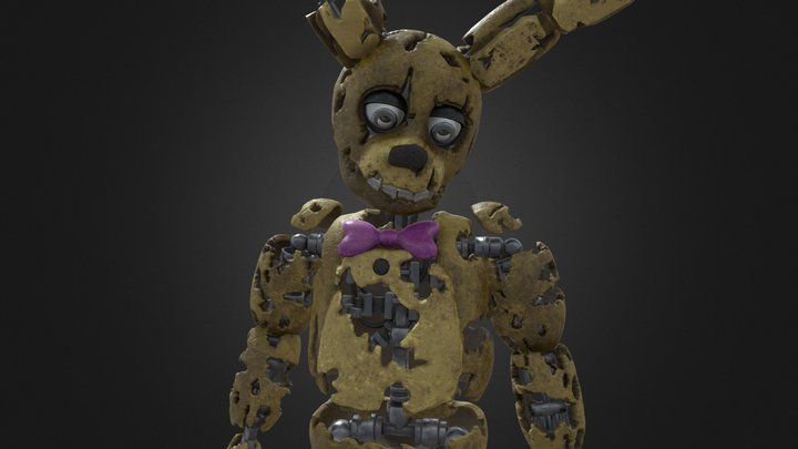 Withered Spring Bonnie HW [Model Edit] 3D Model