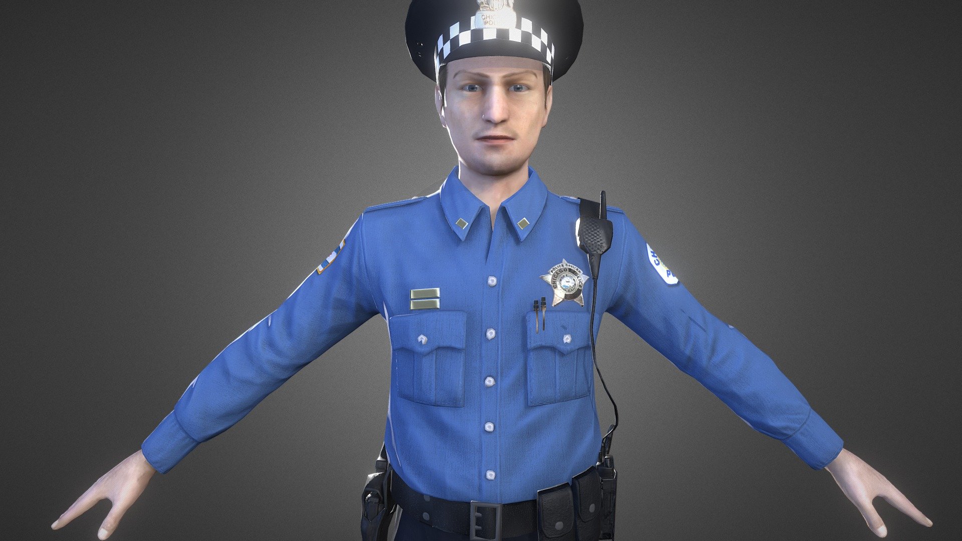Police Officer 0073 - Buy Royalty Free 3D model by animod [0c6bfe1 ...