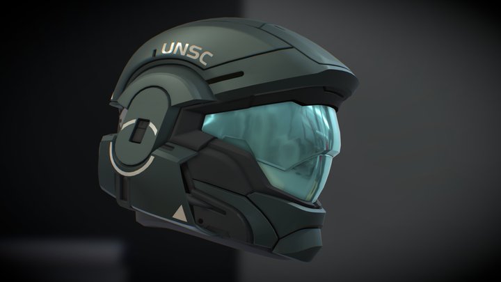 Mjolnir Gen 2 ODST Helmet (Free) 3D Model