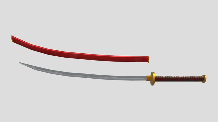 Prop 2 - Katana 3D Model