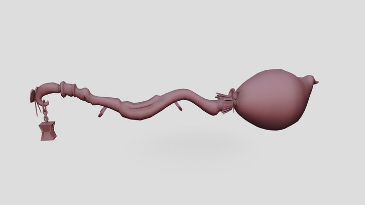 CT4012 Witchs Broom Stick, vehicle Design 3D Model