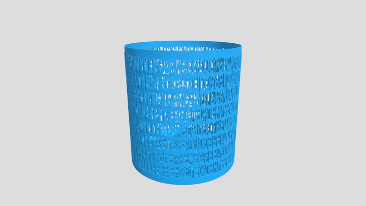 Vase with inscriptions (Ваза с надписями) 3D Model