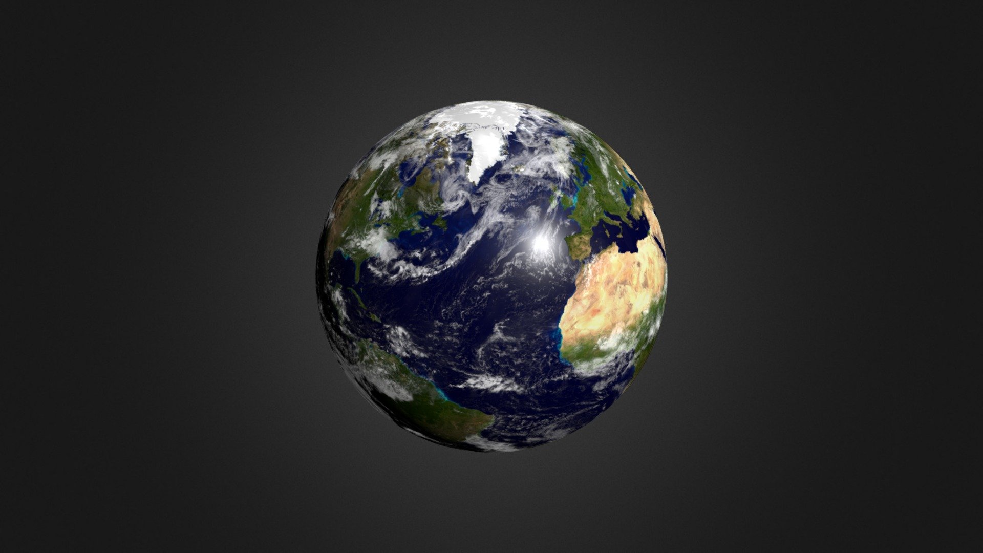 Earth with clouds - 3D model by anmr.de [0c71170] - Sketchfab