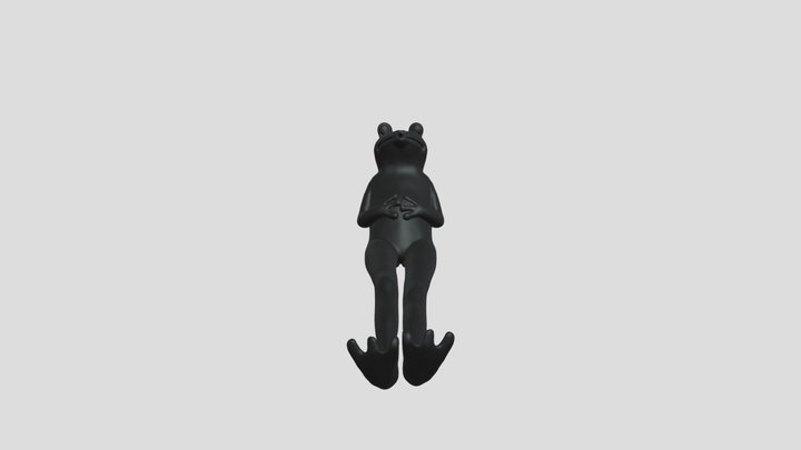 Frog Incense Burner 3D print model 3D Model