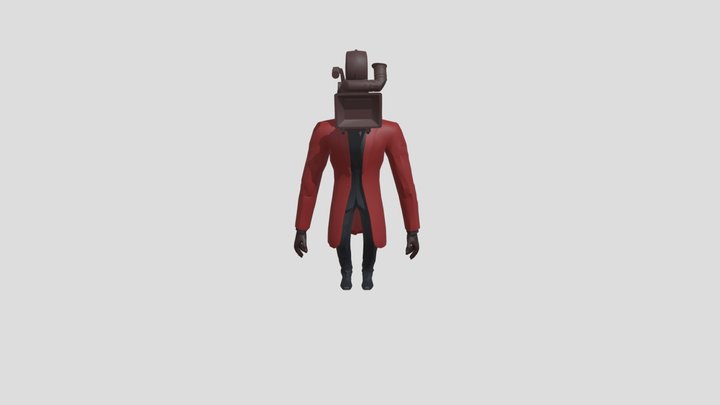 Skibibi toilet camera 3D Model