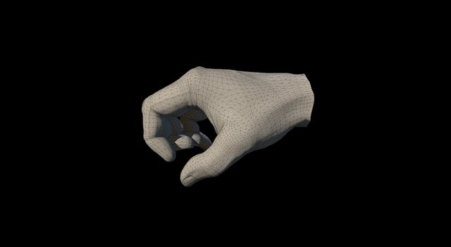 Hand Right 3D Model