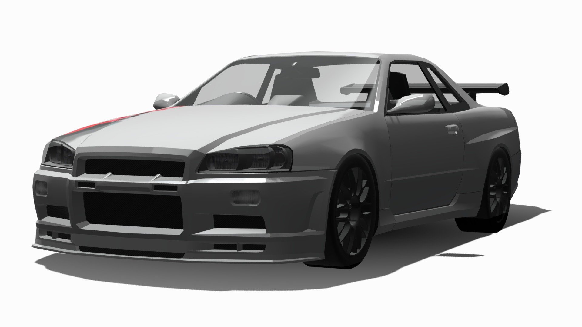 Nissan Skyline GT-R R34 (Race) - Download Free 3D model by Racing Carz ...