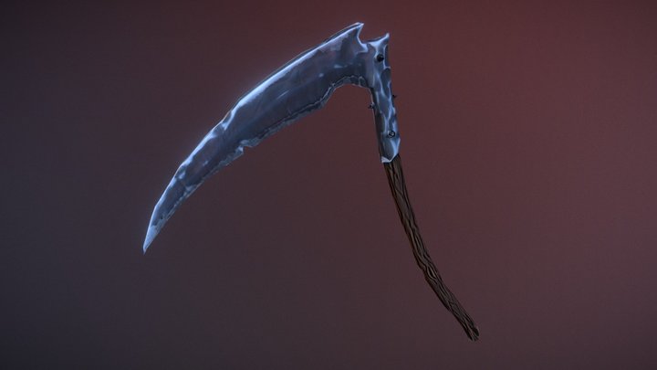 Stylized Scythe 3D Model