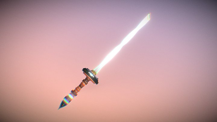 Jade Sword Model 3D Model