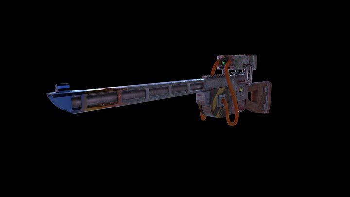 Ancient Laser Rifle 3D Model