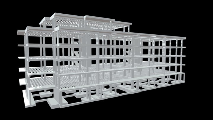 ESTRUTURA EDIFICIO LUMOS_CML 3D Model
