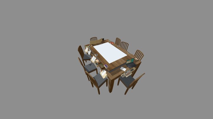Gdr table 3D Model