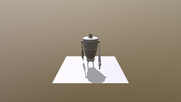 Robot Walk 3D Model