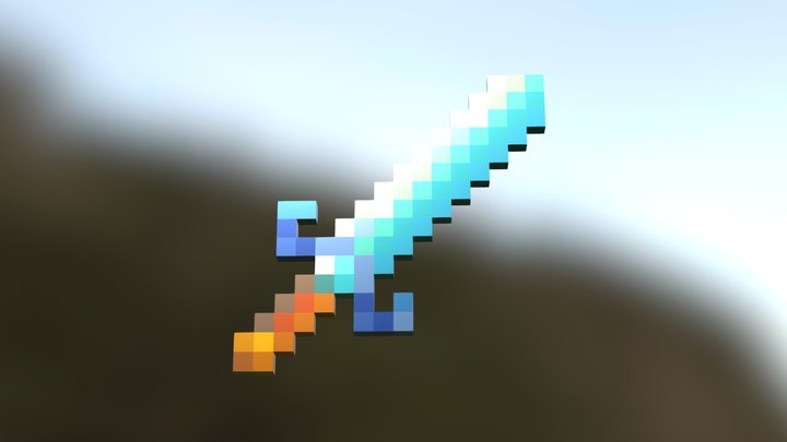 voxel sword test 3D Model