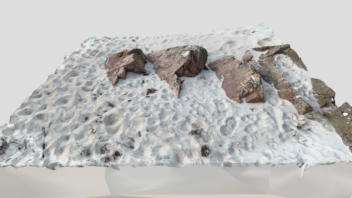 Nordic beach rocks - Bornholm 3D Model