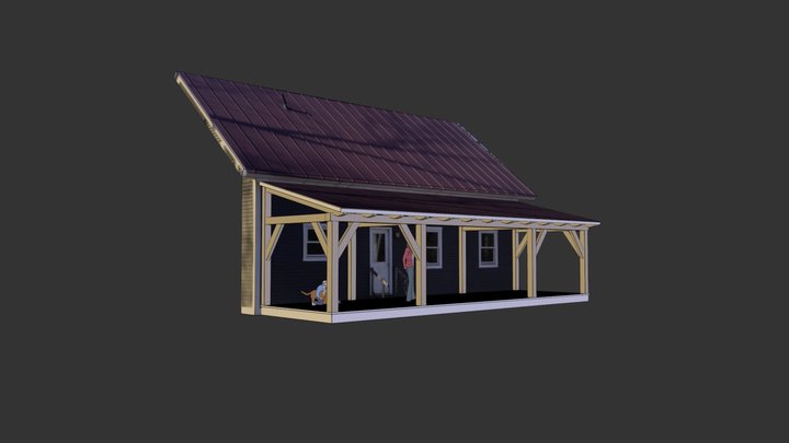 wallace-porch 3D Model