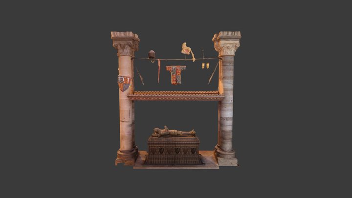 Black Prince's Tomb 3D Model