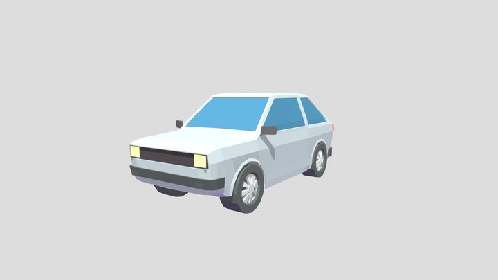 gol quadrado - Low Poly 3D Model