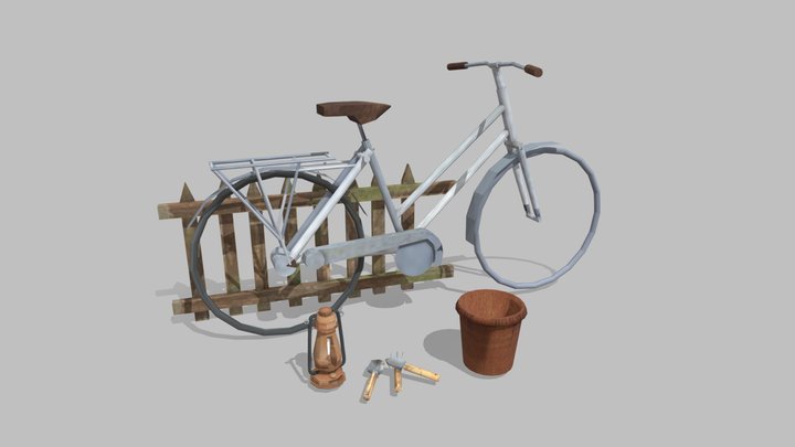 5 Props 3D Model