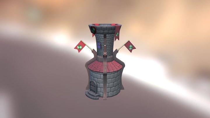 NewTower_LP_OBJ 3D Model