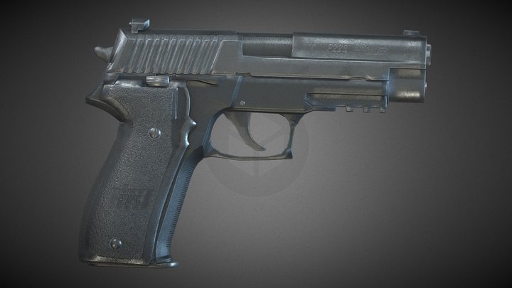 P226- Pistol 3D Model