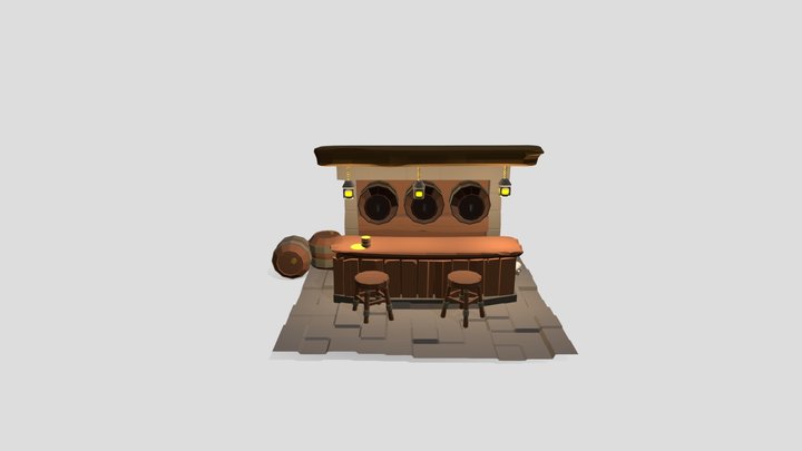 Medieval Tavern 3D Model