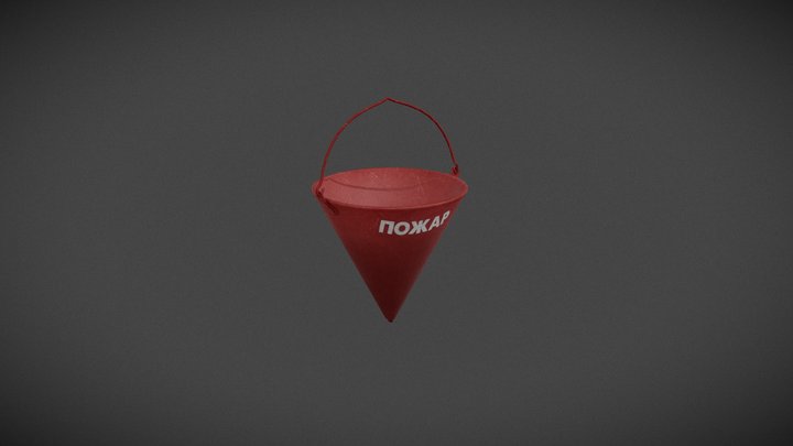 Fire Bucket 3D Model