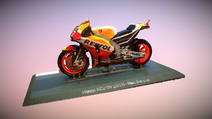 MOTO REPSOL 3D Model