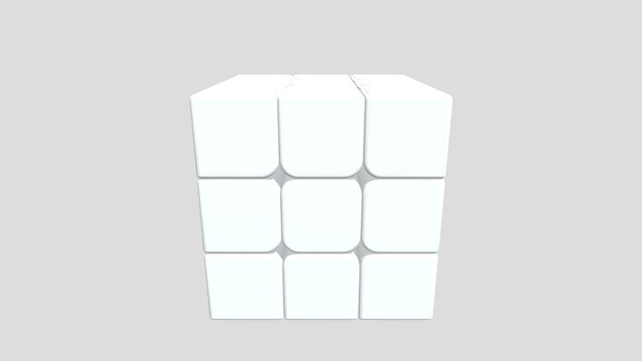 Rubix Cube 3D Model