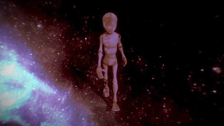 Walk Cycle Practice 3D Model