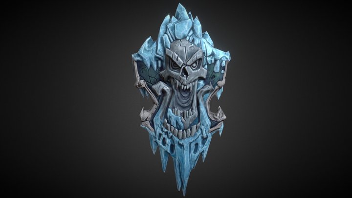 MarcoReynoso_Stylizede_Shield_LP 3D Model