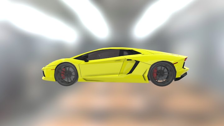 Lamborghini Aventador 3D Model