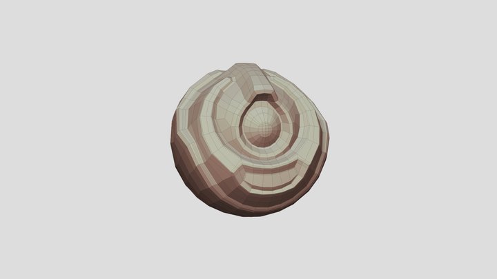 Robo-Orb Retopo 3D Model