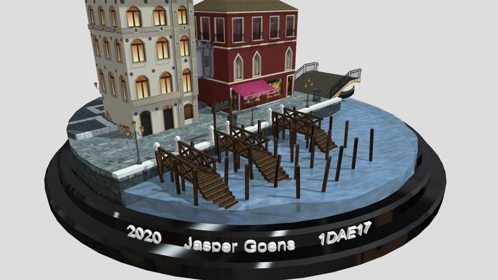 Jasper Goens City Scene Venice DAE 2020 3D Model