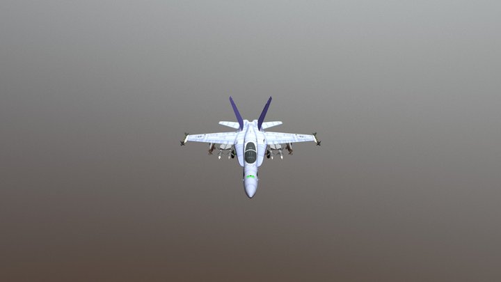 F18_Hornet 3D Model