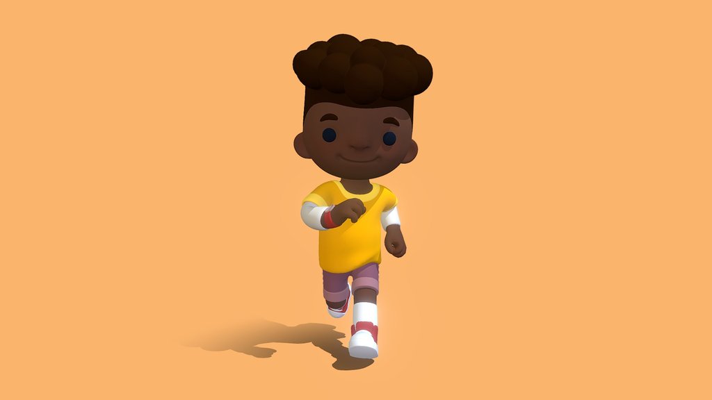 Running boy
