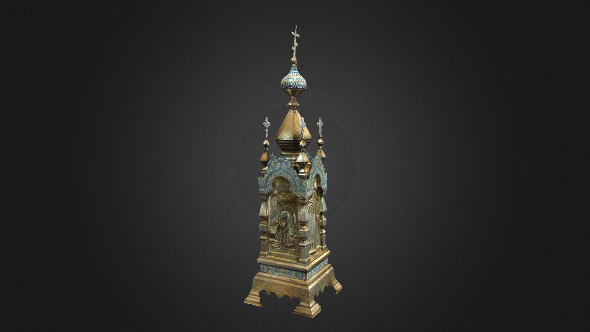 Дарохранительница — Sketchfab embed 3D viewer