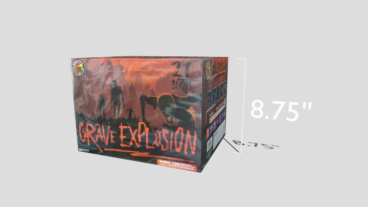 Grave Explosion 3D Model