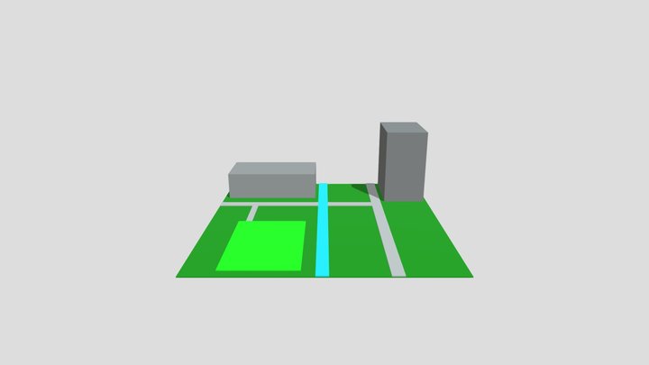 Miasto Noca 3D Model