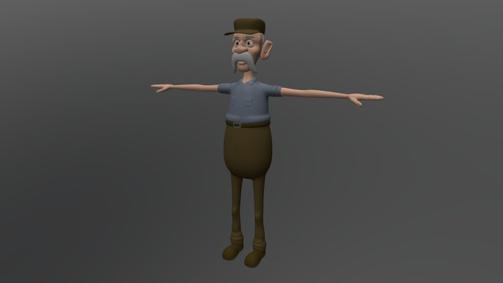 Janitor Morris 3D Model