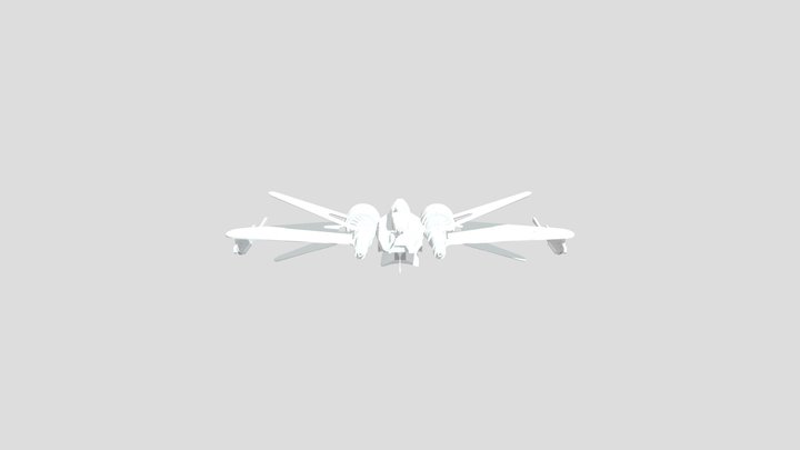 Spaceship 3D Model