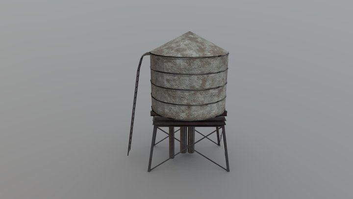 Water Tank 3D Model